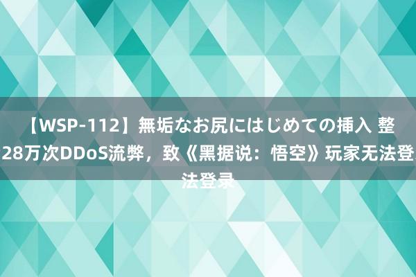 【WSP-112】無垢なお尻にはじめての挿入 整宿28万次DDoS流弊，致《黑据说：悟空》玩家无法登录